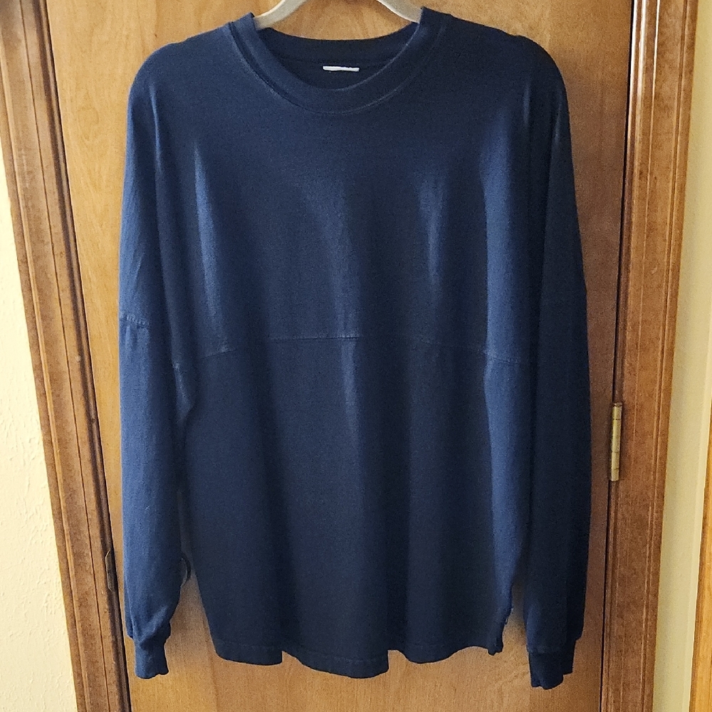Navy Blue Long Sleeve Sweater